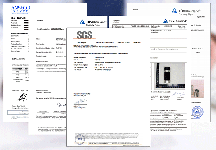 Strictly Designed to Meet Global Quality Standards