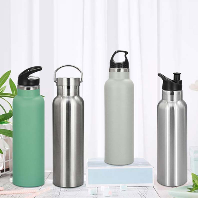 Outdoor 600ml Portable Stainless Steel Double Wall Cycling Sports Water Bottle