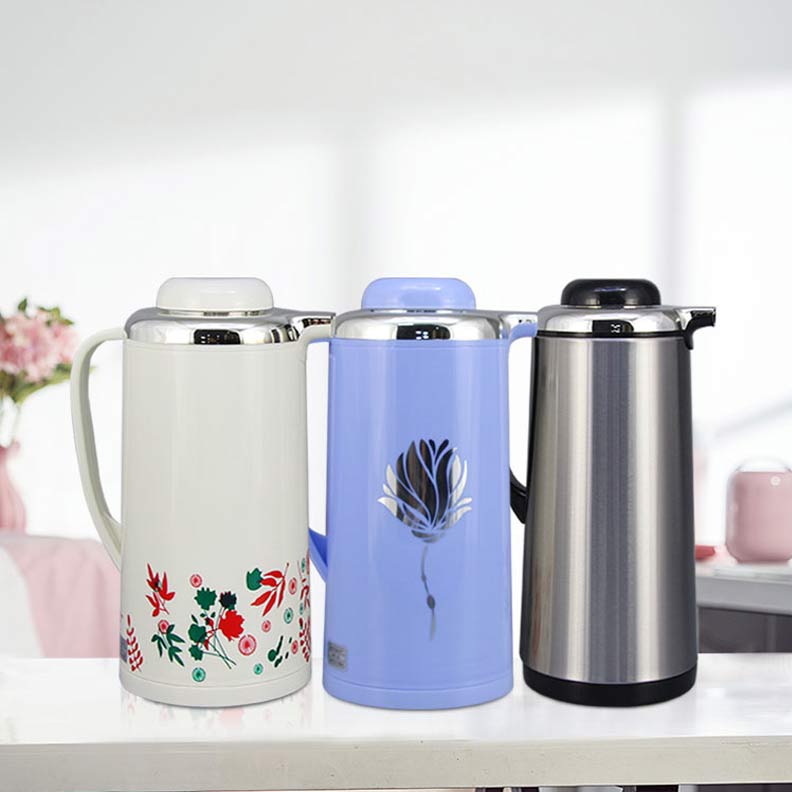 1l PP Shell Glass Liner Plastic Vacuum Flask Water Jug