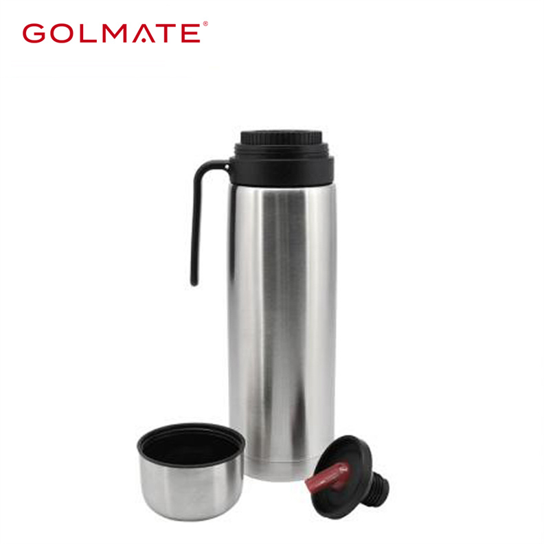 1000ml Insulated Outdoor Gym Vacuum Flask With Handle And Straw