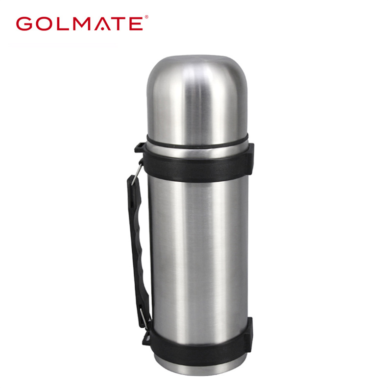 Golmate Advanced Customization 1000ml PP Handle Stainless Steel Vacuum Soup Flask