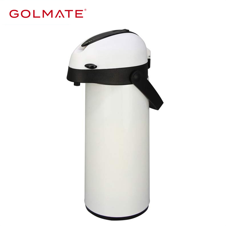 Golmate Household PP Glass Liner Air Pump Airpot Flask