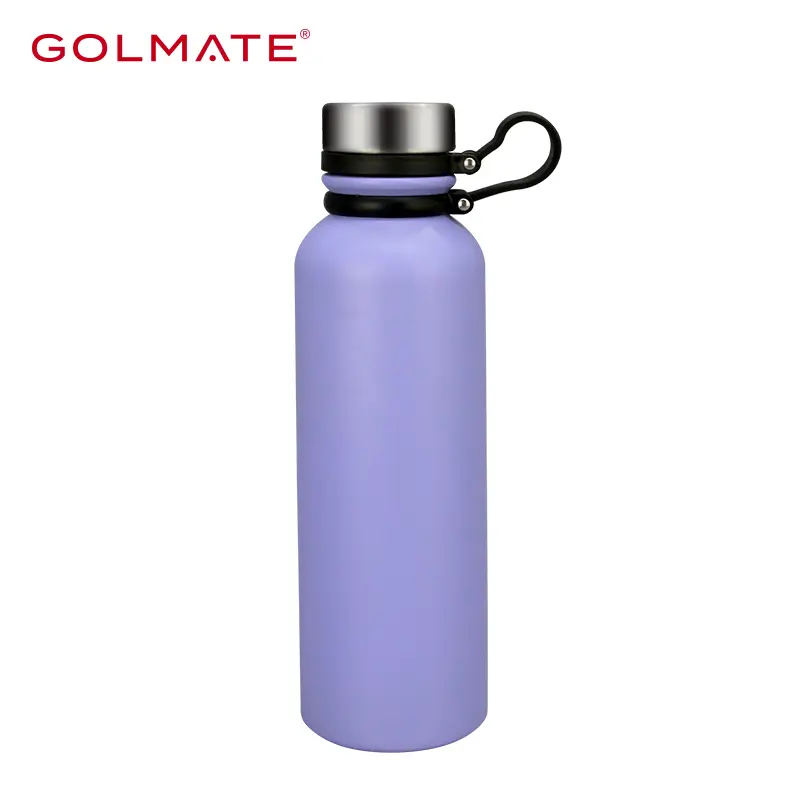 Factory Price Lavender Slim Insulated Water Bottle with SS Lid 4 Size Available