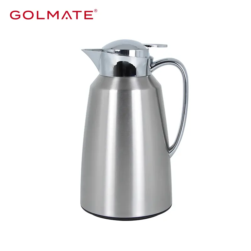 Top-of-line Quality Stainless Steel Thermos Coffee Carafe with Glass Liner