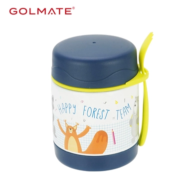 Personalized Insulated Children's Lunch Jar - Portable 350ml Food Container with Logo