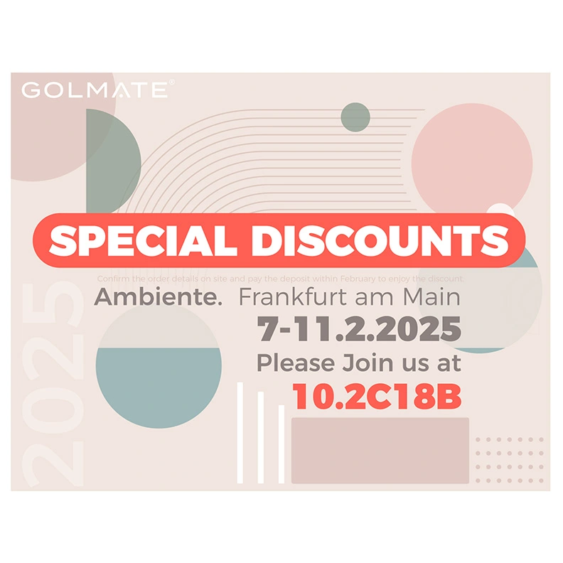 Join GOLMATE at Ambiente 2025 in Frankfurt: Discover Innovation and Special Offers