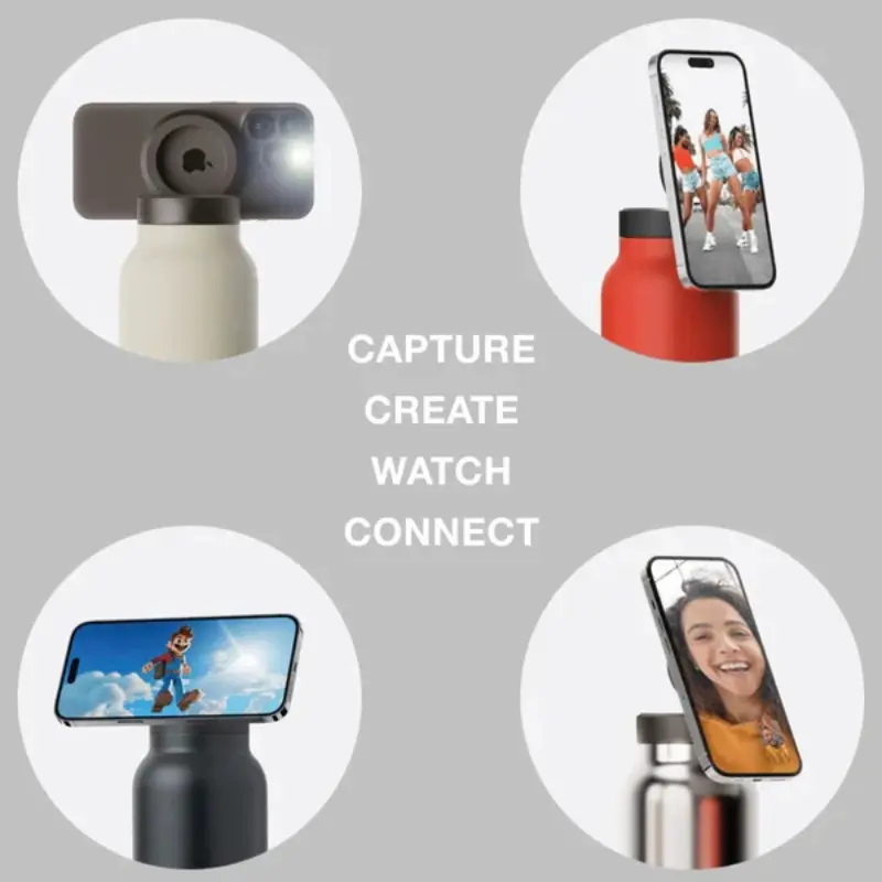 Features of  Insulated Water Bottle with Compatible MagSafe Phone Holder